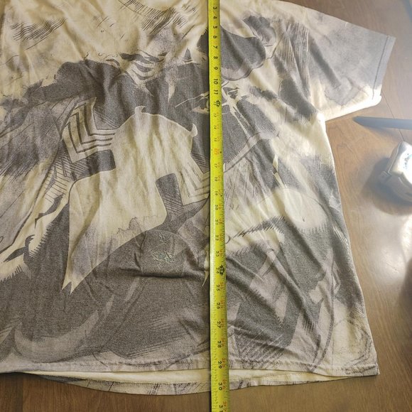 Mens Black Spiderman/Venom all over print Graphic Tshirt 2XL - Picture 3 of 6